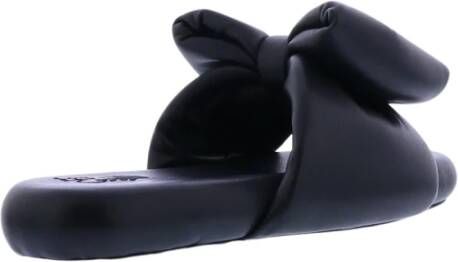 Off-White Slippers met strik Zwart - Foto 8