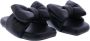 Off-White Slippers met strik Zwart - Thumbnail 9