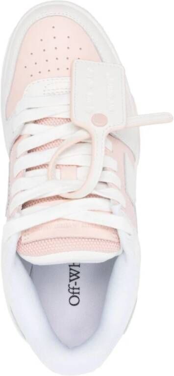 Off White Natuurlijke Colorblock Sneakers Beige Dames