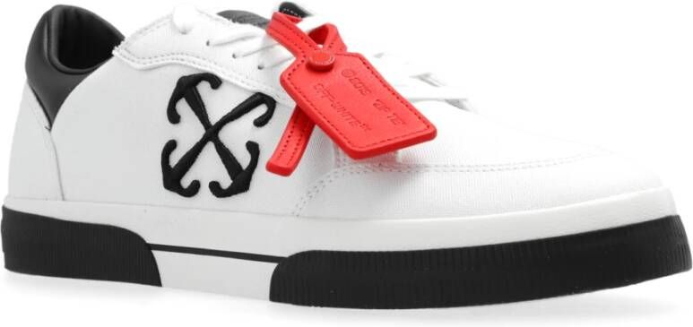 Off White Nieuwe laag vulkaniseerde sneakers White Heren