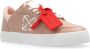 Off White Leren Sneakers met Pijl Motief Pink Dames - Thumbnail 4