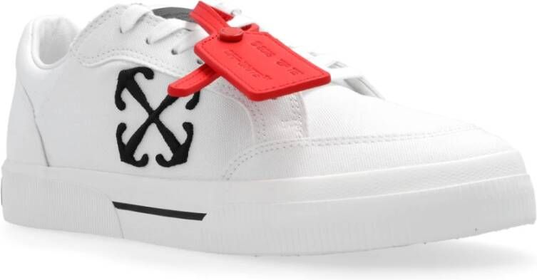 Off White Nieuwe lage gevulkaniseerde sneakers White Dames