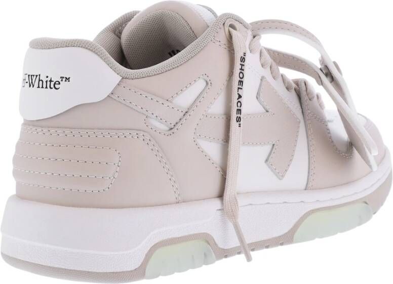 Off White Out Of Office Calf Leather Wit Dames
