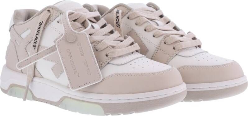 Off White Out Of Office Calf Leather Wit Dames