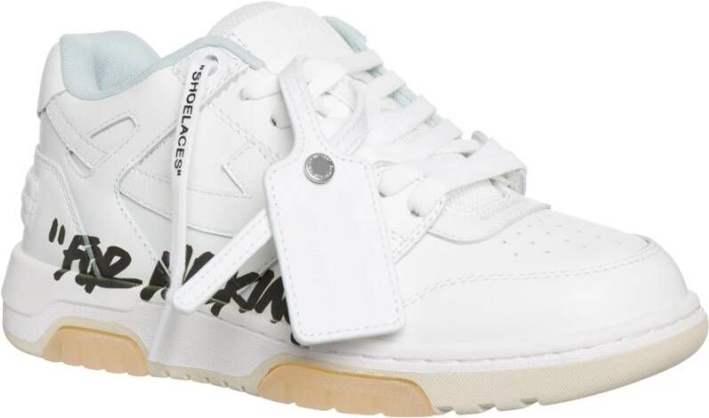 Off White Out Of Office For Walking Sneakers Wit Dames