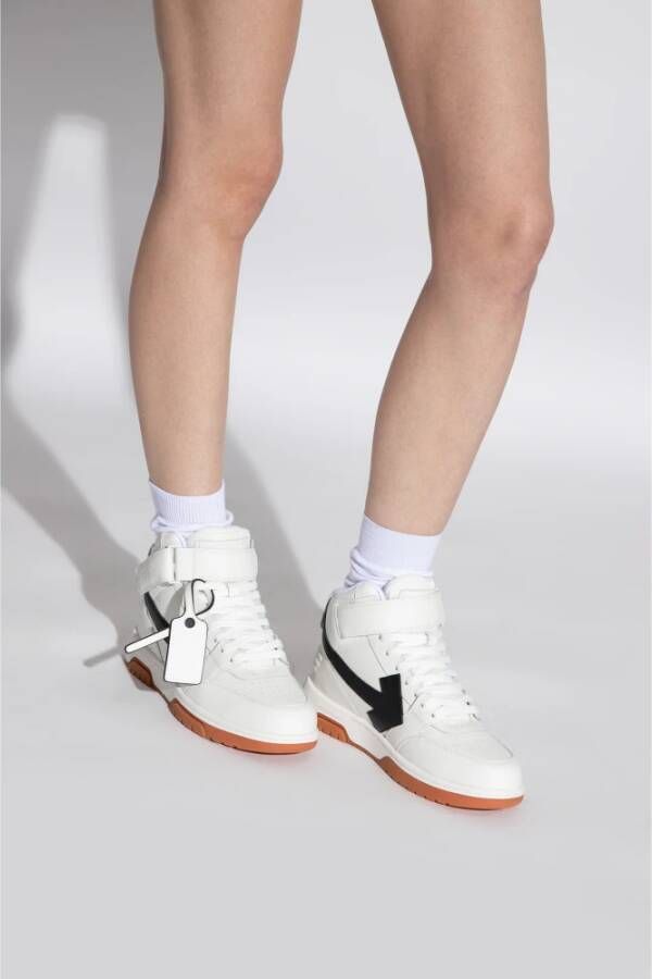 Off-White Out Of Office leren sneakers met logopatch Wit - Foto 2