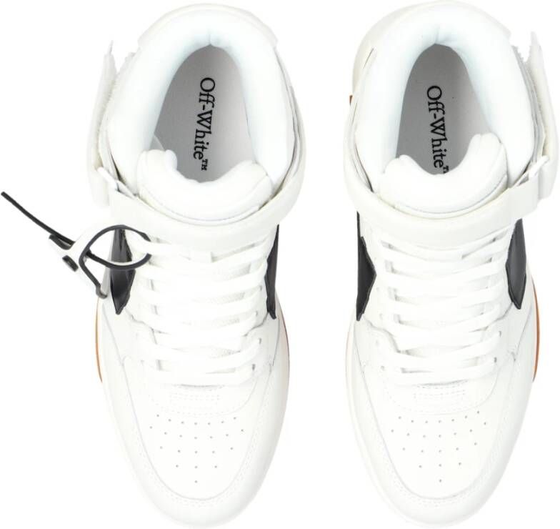 Off-White Out Of Office leren sneakers met logopatch Wit - Foto 6