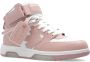 Off White `Out Of Office Mid Top Leather` Sneakers Multicolor Dames - Thumbnail 7