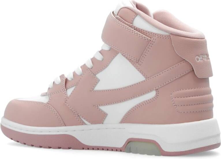 Off White Out Of Office hoge sneakers Roze Dames