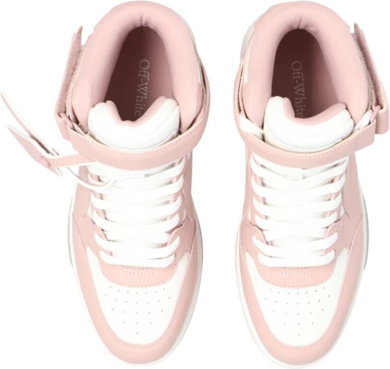 Off White Out Of Office hoge sneakers Roze Dames