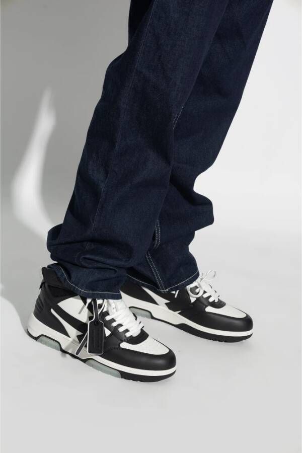Off White Out Of Office hoge sneakers Zwart Heren