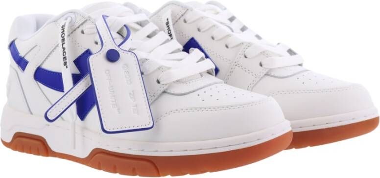 Off White Dames Out Of Office Sneaker Wit Blau White Dames