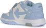 Off White Witte Sneakers Verhoog Stijl Luxe Mix Blue Dames - Thumbnail 10