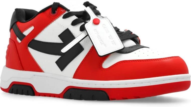 Off White Out Of Office sneakers Red Heren