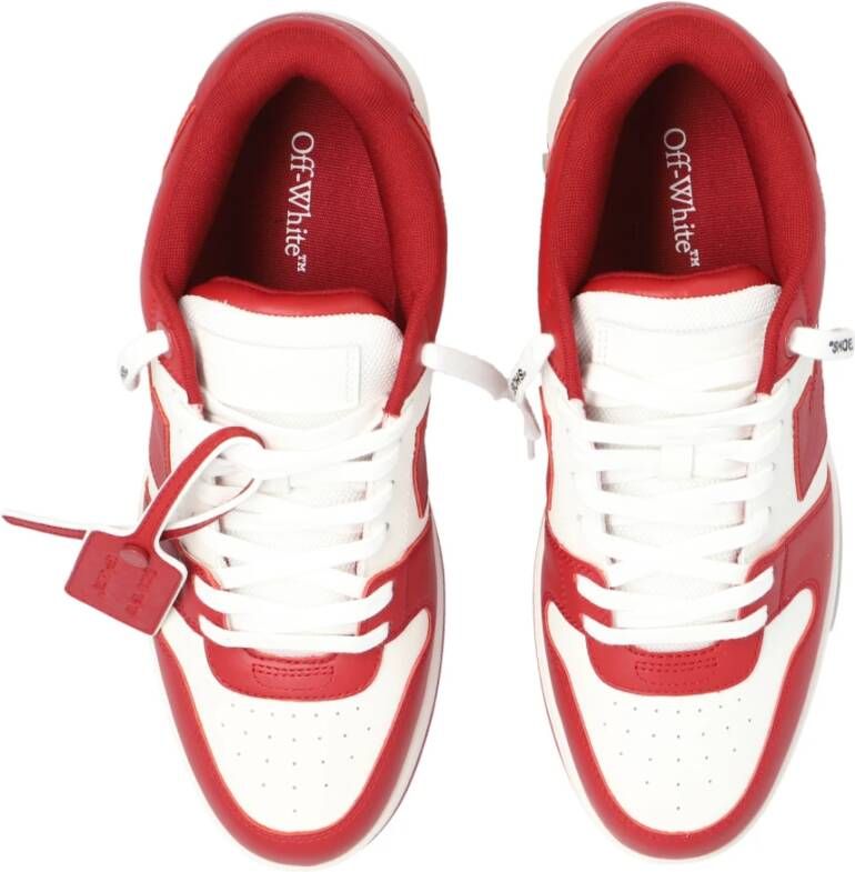 Off White Out Of Office sneakers Rood Heren
