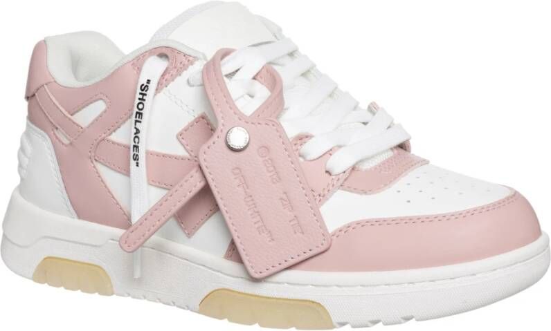 Off White Out Of Office Sneakers Roze Dames