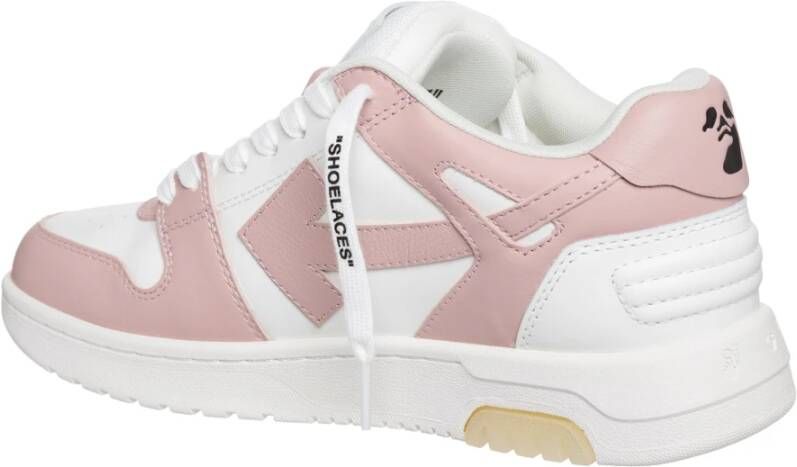 Off White Out Of Office Sneakers Roze Dames