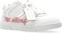 Off White Witte Slim Sneakers met Roze Accents Multicolor Dames - Thumbnail 11