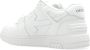 Off White Witte Slim Sneakers met Roze Accents Multicolor Dames - Thumbnail 12