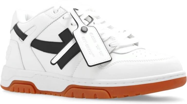 Off-White Out of Office leren sneakers met vlakken Wit - Foto 4