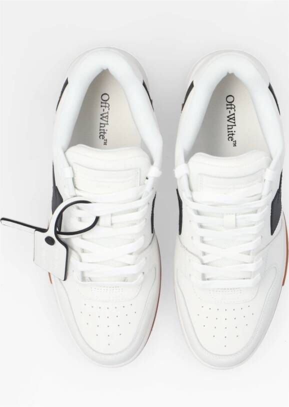 Off-White Out of Office leren sneakers met vlakken Wit - Foto 6