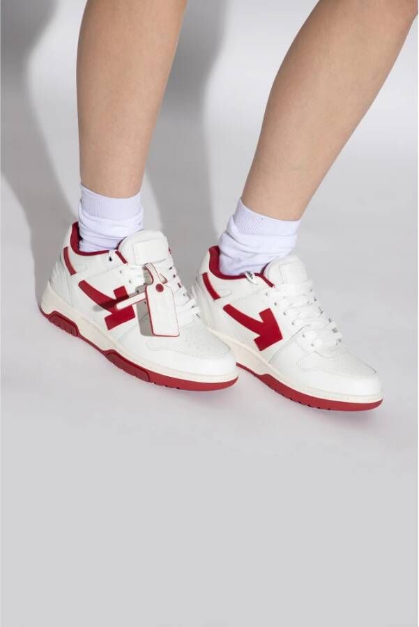 Off-White Out Of Office leren sneakers Wit - Foto 3