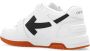 Off White Out Of Office Leren Sneakers White Heren - Thumbnail 6