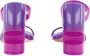 Off White Fuchsia Leren Muiltjes met Meteor Detail - Thumbnail 7