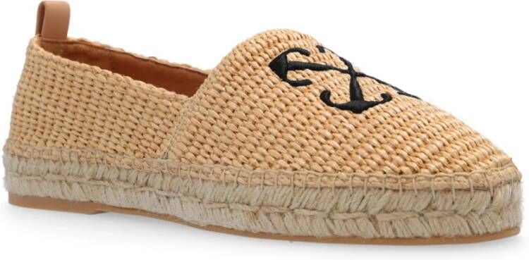 Off White Pijl espadrilles Beige Dames