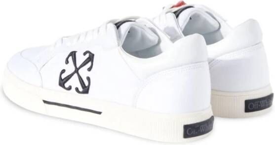 Off White Pijl Geborduurde Canvas Lage Sneakers Multicolor Heren