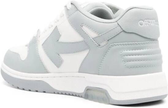 Off White Pijl Logo Leren Sneakers