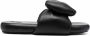 Off White Extra Padded Nappa Leather Slippers Zwart Dames - Thumbnail 4