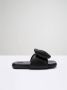 Off-White Slippers met strik Zwart - Thumbnail 7