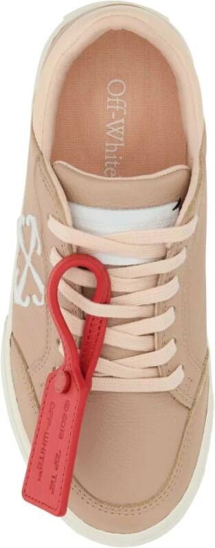 Off White Leren Sneakers met Pijl Motief Pink Dames - Foto 13