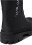 Off White Zwarte Sneakers met Slogan Print Black Dames - Thumbnail 2