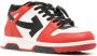 Off White Rood Zwart Kalfsleer Lage Sneakers Rood Heren - Thumbnail 2