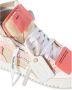 Off White Roze Wit Leren Sneakers Multicolor Dames - Thumbnail 4