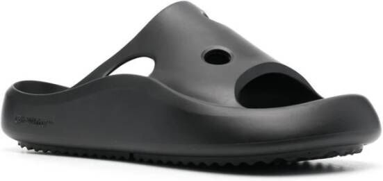 Off-White Meteor uitgesneden slippers Zwart - Foto 2