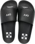 Off White Arrows Logo Print Slides Zwart Dames - Thumbnail 3