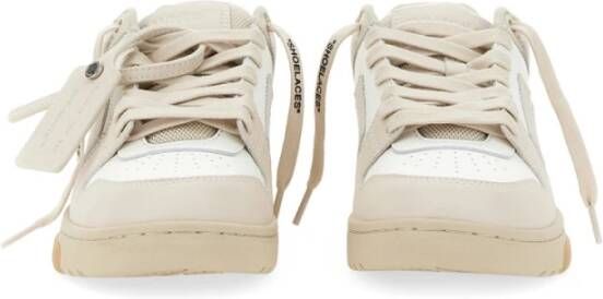 Off White Sneakers Beige Dames