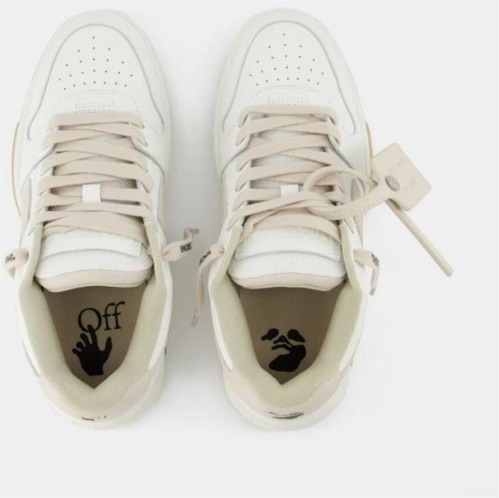 Off White Sneakers Beige Dames