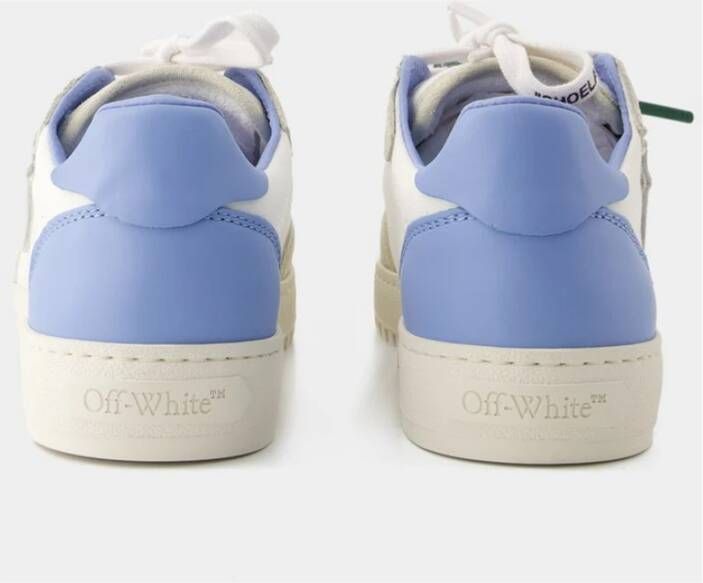 Off White Sneakers Blauw Dames