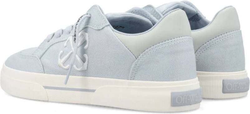 Off-White New Low Vulcanized canvas sneakers Blauw - Foto 4