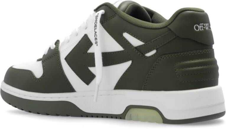 Off White Out Of Office Sportschoenen Green Heren