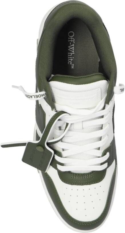 Off White Out Of Office Sportschoenen Green Heren