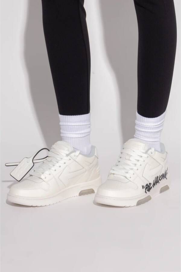 Off White Sneakers Nieuw Laag Vulcanized White Dames