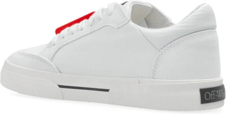 Off White Sneakers Nieuw Laag Vulcanized White Dames