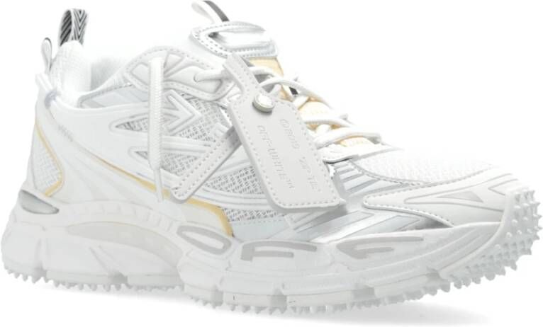 Off White Sneakers Ow Be Right White Dames
