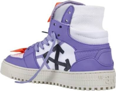 Off White Sneakers Paars Dames