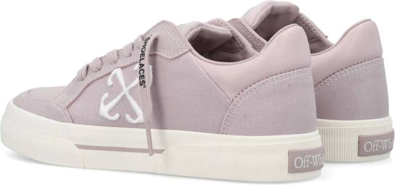 Off-White New Low Vulcanized canvas sneakers Paars - Foto 5